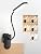 Clip on Light,9 Brightness+5 Color Rechargeable Lamp,48 LED Small Desk Lamp