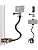 K&F CONCEPT Flexible Clamp Mount Kit, Action Camera Gooseneck Mount