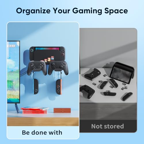 Metal Wall Mount for Nintendo Switch 2/1/OLED (Mount Behind TV)