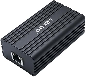 USB 3.2 Gen 2 Type-C 10G Ethernet Adapter, USB-C to 10GbE Network Adapter, Bus Powered, RJ45 Port Supports 10Gb/s, 5Gb/s, 2.5Gb/s, 1Gb/s and 100Mb/s Base-T