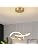Modern LED Chandelier Contemporary Pendant Lighting Ring Light Fixture Gold with 4500K and 59in Height Adjustable Hanging Lamp for Kitchen Island Hallway Foyer Closet Corridor