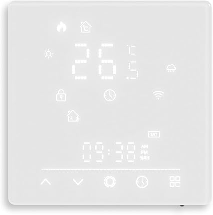 Matter Smart Thermostat for Electric Heating,Programmable,Energy Saving,APP and Voice & Remote Control, Works with Homekit,Alexa,16A