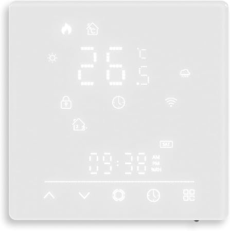 Matter Smart Thermostat for Electric Heating,Programmable,Energy Saving,APP and Voice & Remote Control, Works with Homekit,Alexa,16A
