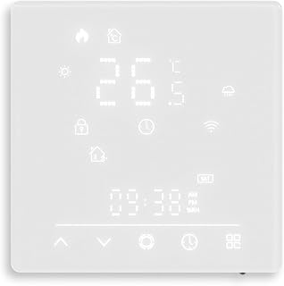 Matter Smart Thermostat for Electric Heating,Programmable,Energy Saving,APP and Voice & Remote Control, Works with Homekit,Alexa,16A