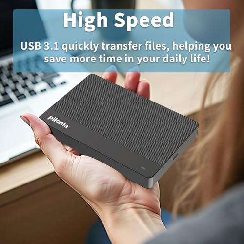 Ultra Slim Portable External Hard Drive 250GB USB3.0 HDD Storage for Xbox One X/S, Xbox 360, PS4, PC, Desktop, Laptop, MacBook, Chromebook