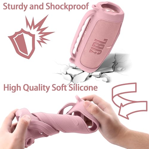 Silicone Cover for JBL Charge 5 Portable Waterproof Speaker