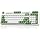 AUSDOM 98Pro Silent Mechanical Keyboard, Wireless Hot Swappable Gaming Keyboard with Backlit,Gasket Structure,Pre-lubed Tactile Switches,2.4GHz/Type-C/Bluetooth Custom Keyboards (Green & White-Silent)