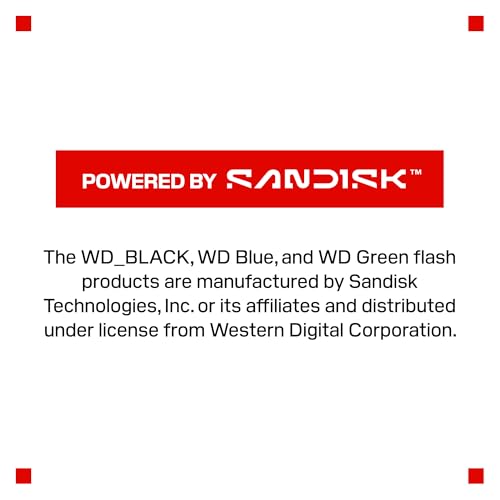 WD_Black SN7100 500GB NVMe SSD - Gen4 PCIe, M.2 2280, Up to 6,800 MB/s Read Speed, Next Gen TLC 3D NAND, for Laptops, Handheld Gaming Devices - WDS500G4X0E