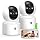 Battery Powered Indoor Camera Wireless 2 Pack with 2.5K Color Night Vision