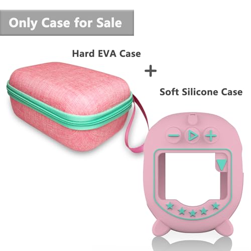 JCHPINE Hard Case and Silicone Cover for JBL Clip 5 Bluetooth Speaker