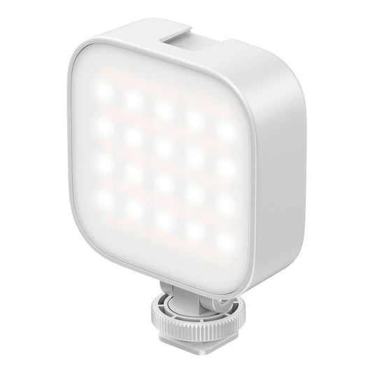 ULANZI U60 RGB Video Lights White LED Camera Light 360° Full Color Portable Photography Lighting w Quick Release Cold Shoe Adapter and Clip, 2500mAh Rechargeable CRI 95+ 2500-9000K Dimmable Panel Lamp