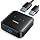IDsonix USB 3.0 Switch 2 Computers Share 1 Device,1 in 2 Out Or 2 in 1 Out Bi-Directional for Printers/Keyboards/Mice, 5Gbps Plug and Play Switcher, 2pcs A to A 3.3ft Cables,Plastic,Black