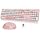 Wireless Keyboard Mouse,104 Keys Retro Typewriter Pink