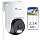 VIMTAG Pan/Tilt Outdoor Security Camera, 2.5K 4MP WiFi Home CCTV Camera, 360° View & Motion Tracking, Color Night Vision, 2-Way Audio, AI Detection Alarm, IP66, Cloud & SD Card Storage, Works w/Alexa