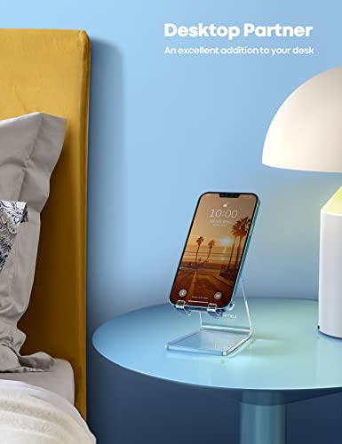 Lamicall Clear Acrylic Cell Phone Stand, Office Desk | Phone Accessori - Image 5