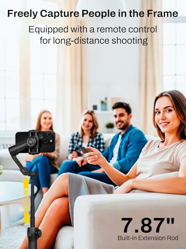 AOCHUAN Gimbal Stabilizer for iPhone w/Bluetooth Rem | Phone Accessori - Image 4