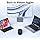 Wireless Mouse for MacBook Air Pro Mac iPad, Bluetooth Rechargeable Laptop Mice with Jiggler Mode, Silent 3 Mode Bluetooth 5.2/3.0 & 2.4G USB-A & USB-C Receiver Portable Mouse, Matte Black - Image 10