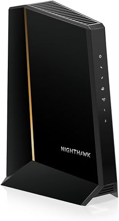 NETGEAR CM3000-100NAR Nighthawk CM3000 DOCSIS 3.1 Mid/high-Split Cable Modem, Up to 2.5Gbps, Black - Certified Refurbished