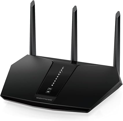 NETGEAR Nighthawk WiFi 6 Router (RAX30) 5-Stream Dual-Band Gigabit Router, AX2400 Wireless Speed (Up to 2.4 Gbps), Coverage Up to 2,000 sq.ft. and 20 Devices (Renewed)
