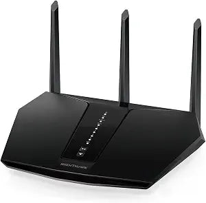 NETGEAR Nighthawk WiFi 6 Router (RAX30) 5-Stream Dual-Band Gigabit Router, AX2400 Wireless Speed (Up to 2.4 Gbps), Coverage Up to 2,000 sq.ft. and 20 Devices (Renewed)