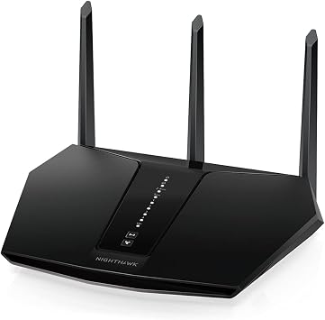 NETGEAR Nighthawk WiFi 6 Router (RAX30) 5-Stream Dual-Band Gigabit Router, AX2400 Wireless Speed (Up to 2.4 Gbps), Coverage Up to 2,000 sq.ft. and 20 Devices (Renewed)