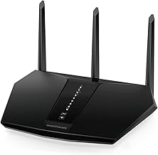NETGEAR Nighthawk WiFi 6 Router (RAX30) 5-Stream Dual-Band Gigabit Router, AX2400 Wireless Speed (Up to 2.4 Gbps), Coverage Up to 2,000 sq.ft. and 20 Devices (Renewed)