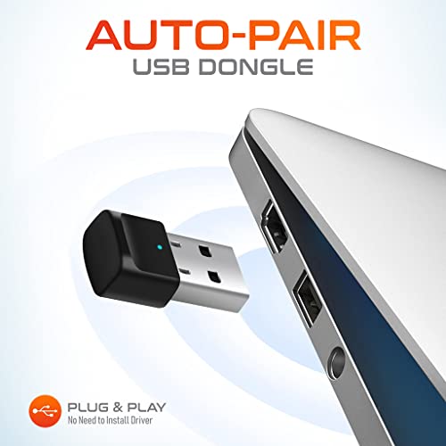 Delton 20X Wireless Computer Headset with USB Dongle