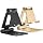 Nulaxy 2 Pack Aluminum Dual Folding Cell Phone Stanr for Desk, Black & Gold