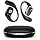 TRAUSI IPX7 Waterproof Earphones with Mic Ear Buds with Ear Hook for Fitness (Black)