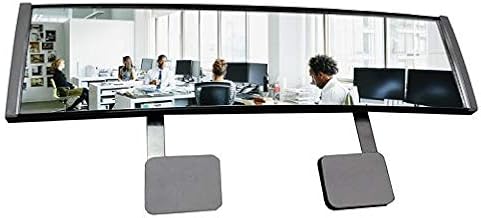 New! High Definition Wide Angle Rear View Mirror for PC Monitors or Anywhere: EX Large by ModTek (2 pack)