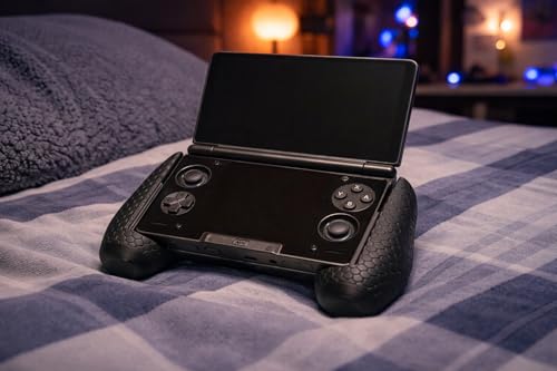 MunnyGrubbers - Ergonomic Grip Compatible with AYN Thor, Video Game Controller Grip with Foam Inserts, Includes Extendable 4 inch Stylus - (Mage Purple)