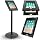 Pyle Anti-Theft Tablet Security Stand Kiosk - Heavy Duty Aluminum Metal Floor Standing Mount Tablet Case Holder Display w/ 37.80 Inch Pole Height, Designed for iPad 2 3 4 Air Tablets -PSPADLK45 Black