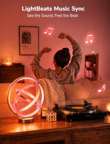 Lepro TB1 AI Smart Table Lamp, RGB+IC Addressable Color Changing Desk Lamp
