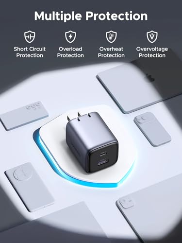 UGREEN Nexode 35W USB C Charger, 2-Port GaN Charger for iPhone 18