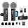 USB C Lavalier Microphone Wireless Mini Mic for Type-C Android Phone/Tablet/PC Video Recording Clip-on Mics with Rotatable Clip&Denoise Recording, Ideal for Vlog Tiktok Youtube Podcast Content Creator