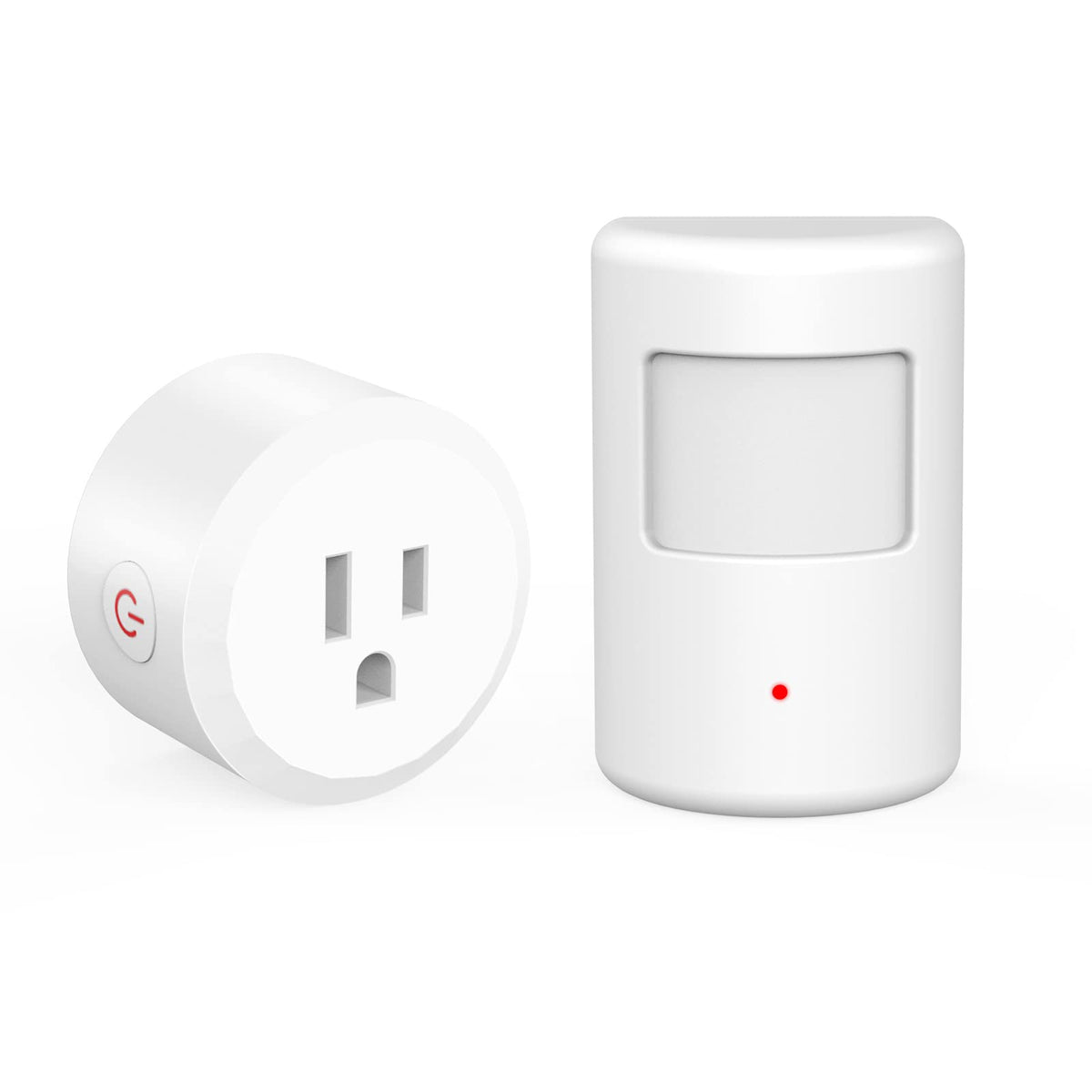 SEHOMY 2 Pack Outlet with Motion Sensor for Bathroom no Wire, Control Light