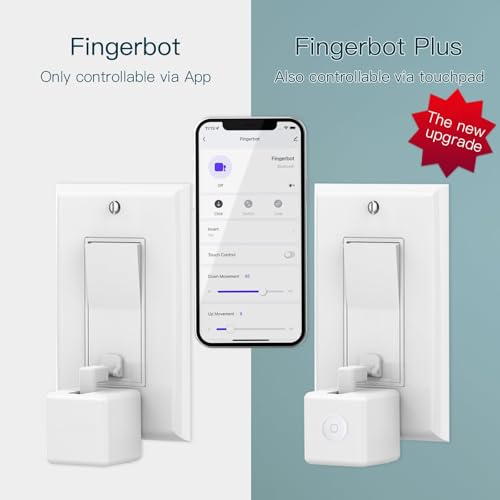 MOES Zigbee Fingerbot Plus, Smart Button Pusher, Needs MOES Zigbee Hub