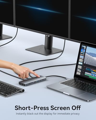 MOKiN Laptop Docking Station Dual Monitor 4K HDMI US | USB Hubs - Image 5