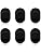 Sonku 6 Piece Ring Hook Mount Accessories, Upgrade Version Phone Mount Hook for Universal Cellphone Finger Ring Holder Grip Stand - (Black)