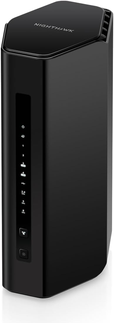 NETGEAR Nighthawk WiFi 7 Router RS300, Up to 2,500 sq ft, 9.3 Gpbs