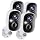 Dzees 2K Security Cameras for Home, Wireless Outdoor Battery Powered, 4-Pac