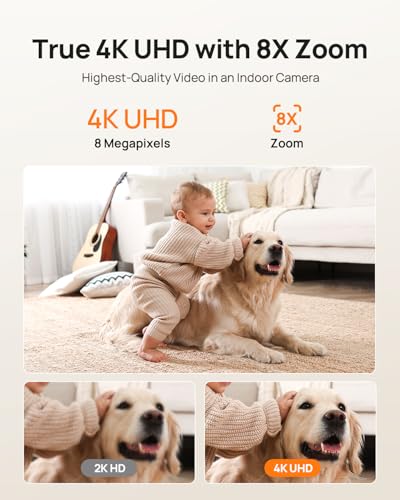 Anona 4K UHD Indoor Camera, Pet/Dog/Baby Security Ca | Smart Home - Image 3