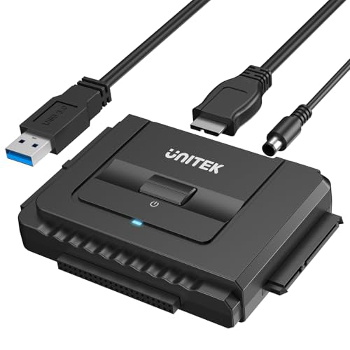 Unitek USB 3.0 IDE/SATA Adapter, Dual-Drive, for 2.5/3.5" HDD/SSD