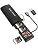 K&F CONCEPT 2-in-1 SD Card Reader Adapter, UHS-II/SD 4.0/Micro SD/USB 3.1