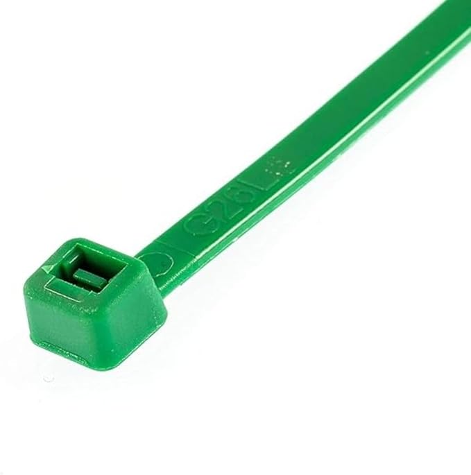 GTSE 12 Inch Green Zip Ties, 1,000 Bulk Pack, 50lb Strength, UV Resistant Long Nylon Cable Ties, Self-Locking 12" Tie Wraps