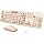 Wireless Keyboard and Mouse Combo, 2.4 GHz Wireless Full-Sized Typewriter Keyboard with Round Keycaps for Windows, Computer, Desktop, PC, Laptop (Ice Cream)