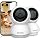 GNCC 2K Cameras for Home Security,360°Pan/Tilt Indoor Camera with APP,2Pack
