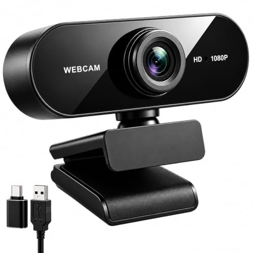 Gritto 1080P HD Webcam with Auto Focus & Microphone, | Computer Access - Image 2