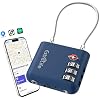 Luggage Locks TSA Approved, Compatible with Apple Find My & Google Find Hub