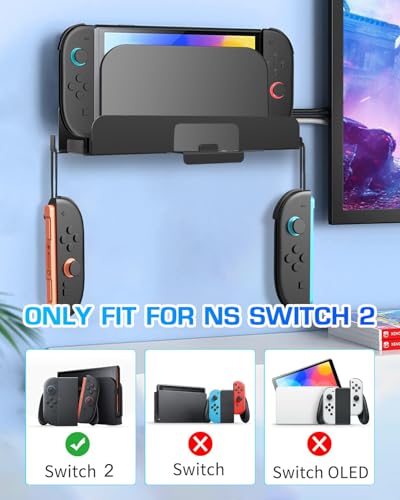 Sehawei Wall Mount Bracket Compatible with Nintendo Switch 2